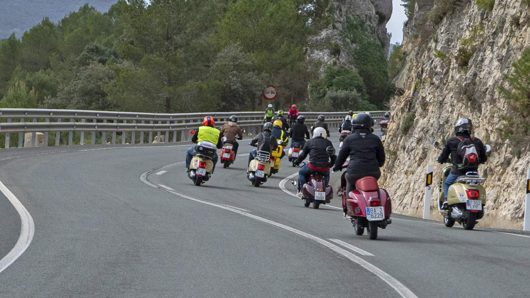 Els vehicles camí de Benidorm en l'anterior edició