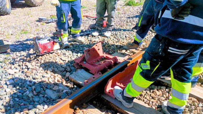 Detalle en un tramo de la obra / Foto: Twitter ministro Óscar Puente