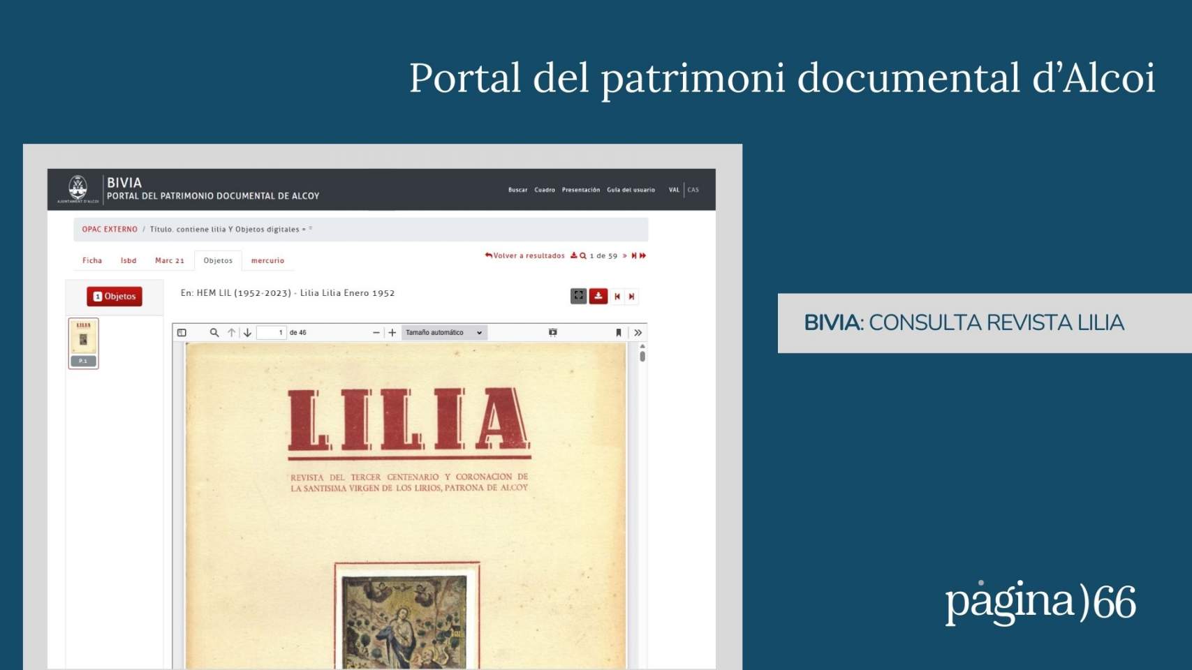 Bivia incorpora la revista Lilia i les revistes de Festes anteriors a 1939