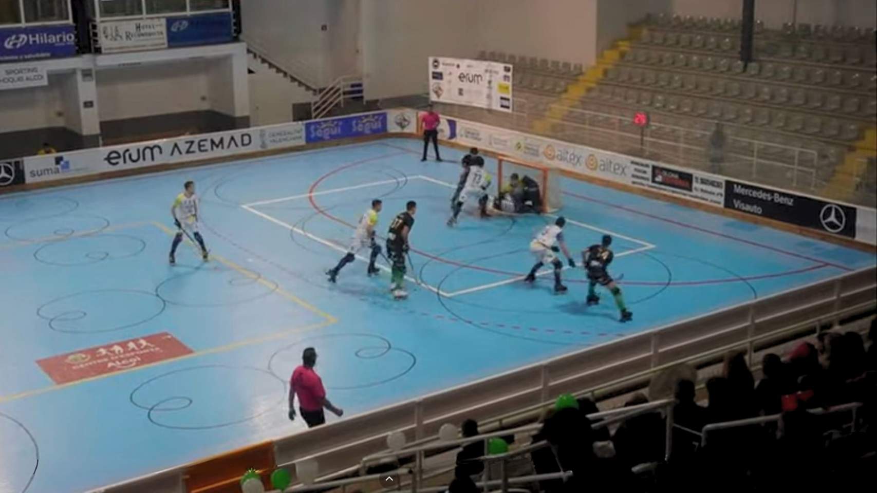 El gol de Portela / Captura de retransmissi&oacute; Sporting Alcoi