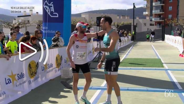 Jorge Bardisa i Cayetana Pascual són els primers d’una 10K La Salle marcada per la solidaritat i el cuixot