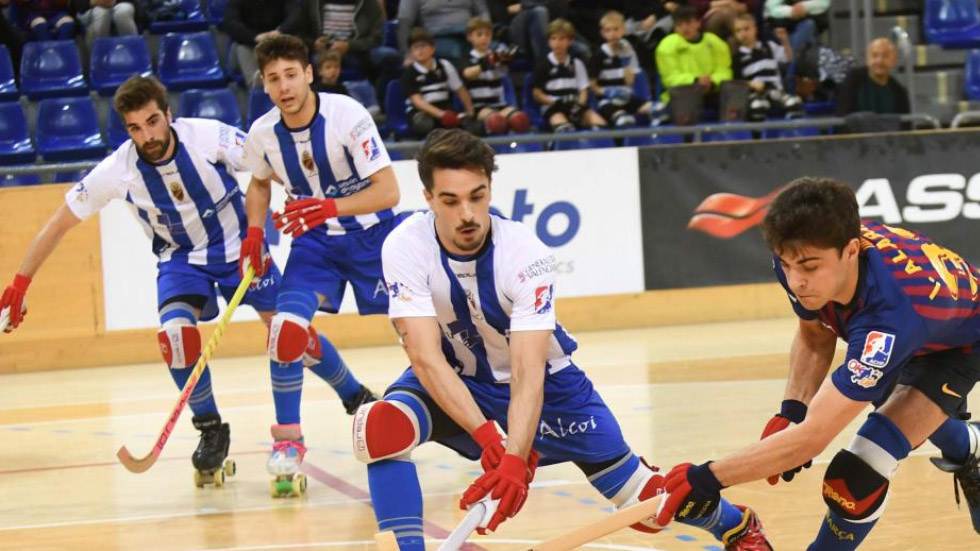 Imagen del partido de Twitter del Barça Lassa
