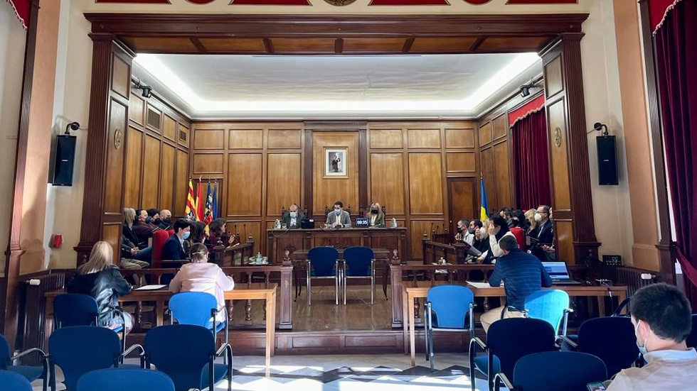 Pleno extraordinario / Foto: Facebook Ajuntament Alcoi