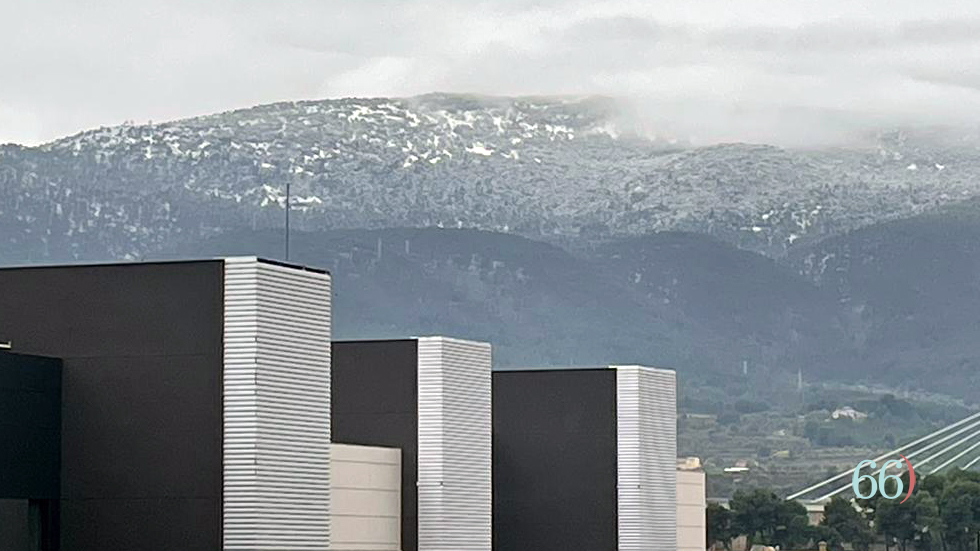 Nieve en los alrededores de Alcoy / Foto: SBG