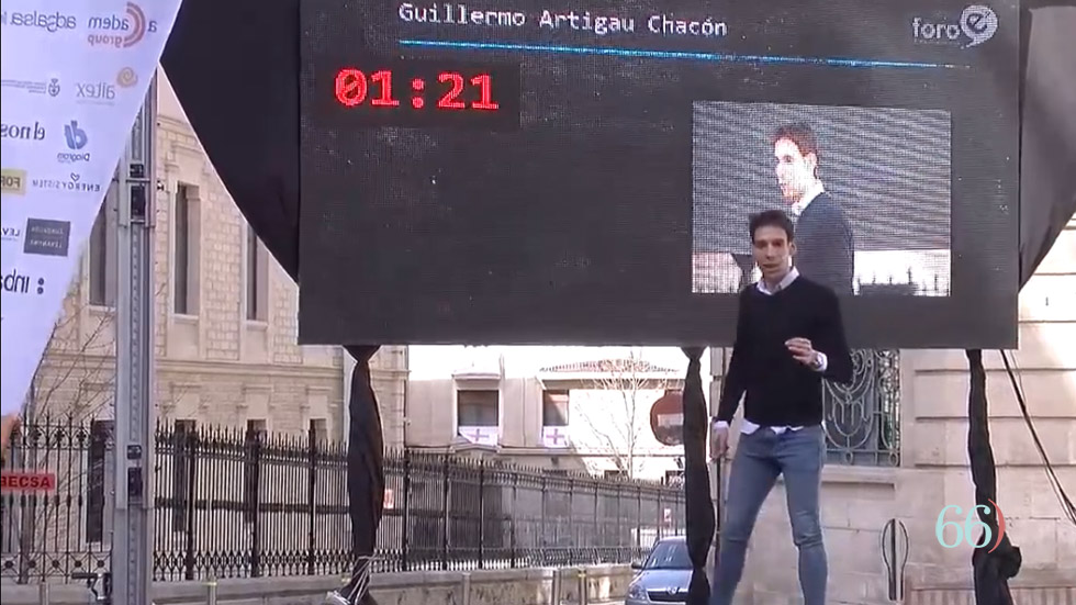 Elevator Pitch del Foro Empleo 2018 // Foto: Arxiu Pagina66)