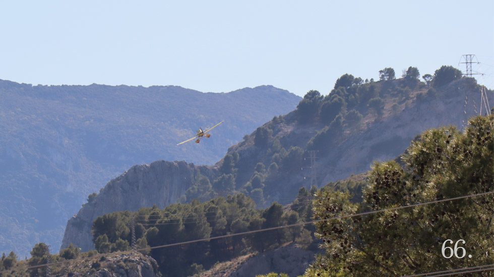 Los medios aéreos actúan desde el primer momento / Foto CGC