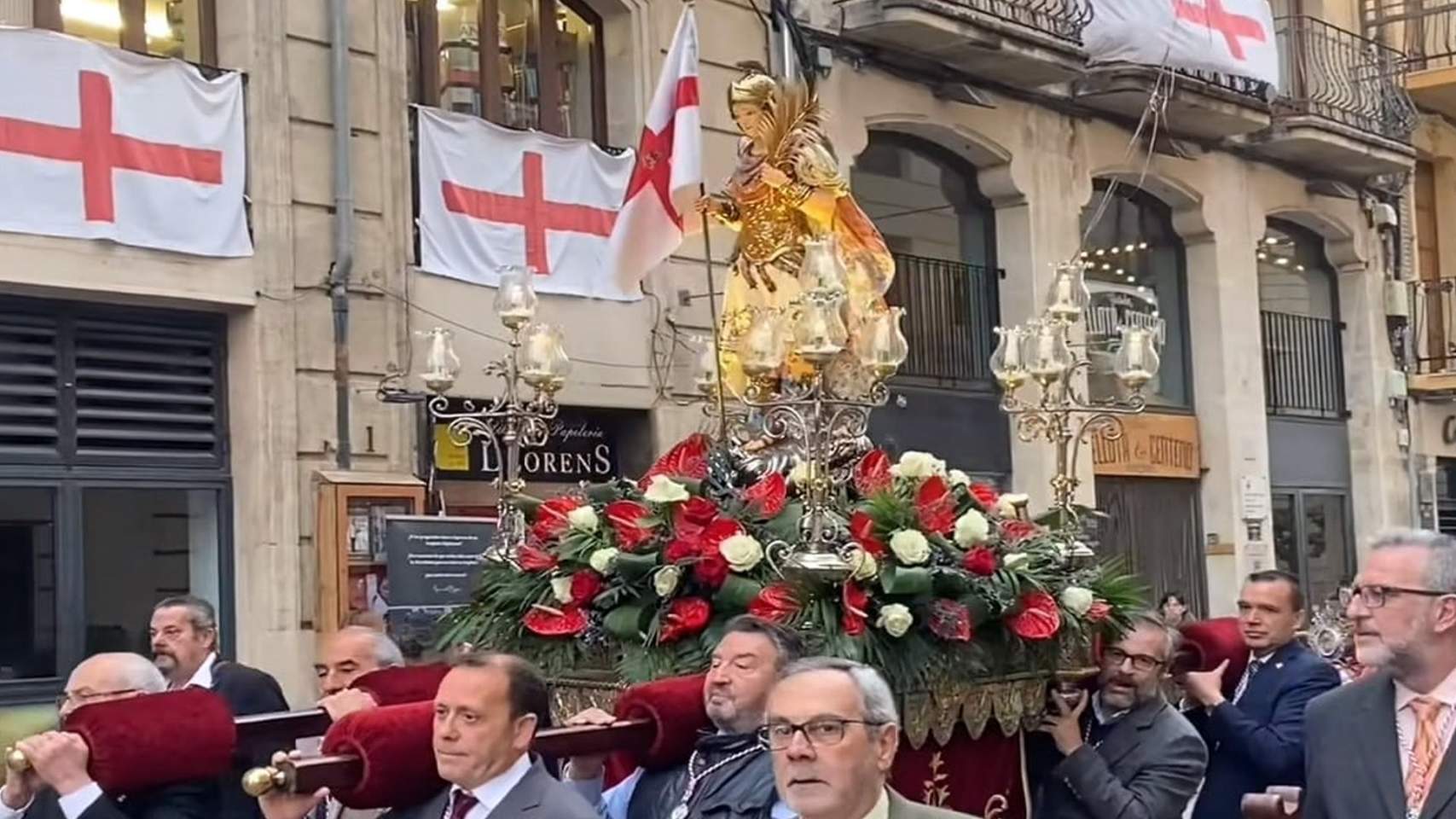 Processó durant el 23 d'abril