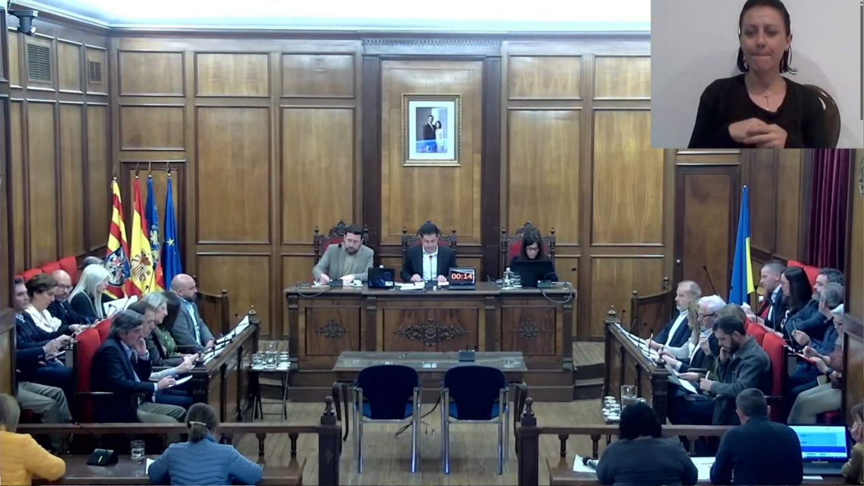 Pleno del mes de abril