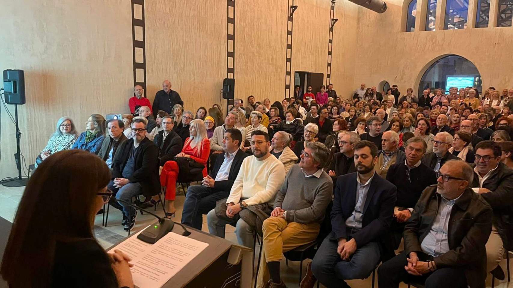 La presentació s'ha fet en un edifici modernista, Rodes / Foto AdA