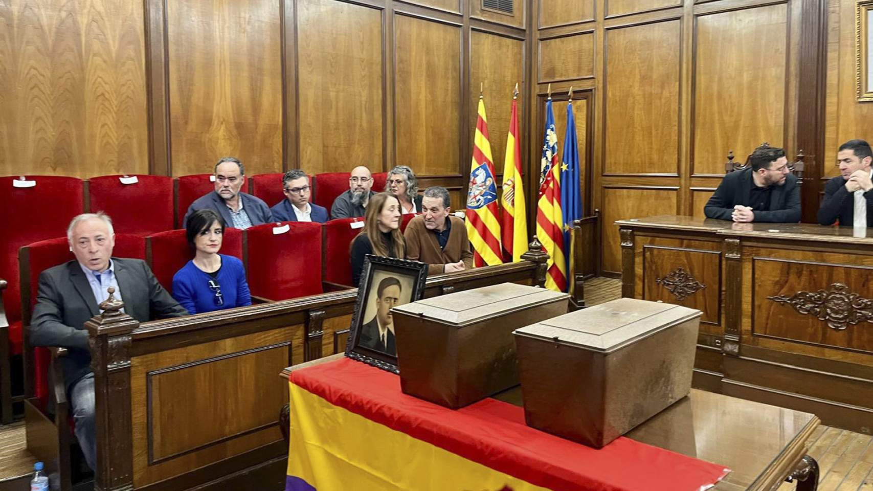Acte en memòria dels alcoians afusellats / Foto: Facebook Raül Llopis