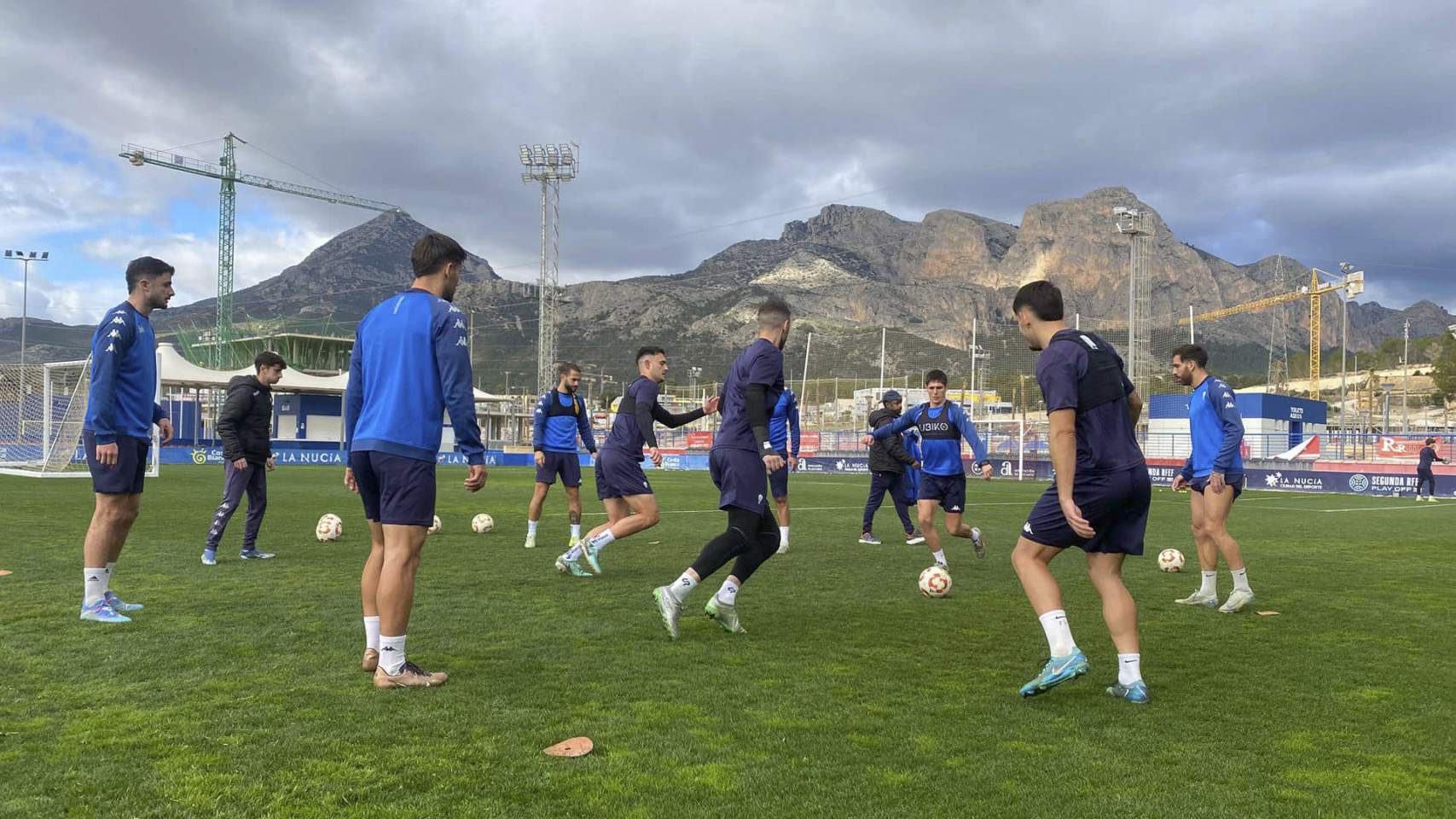 Entrenamiento en La Nucía / Foto: Facebook CDAlcoyano