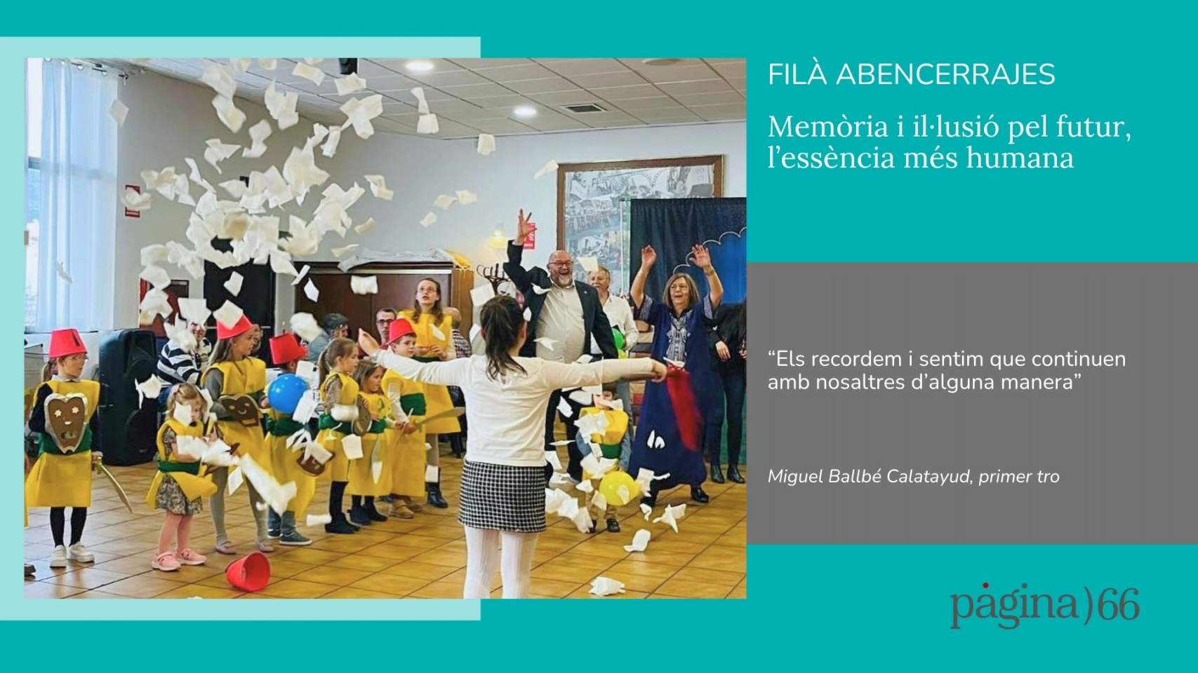 Memòria i il·lusió pel futur, l’essència més humana dels Abencerrajes