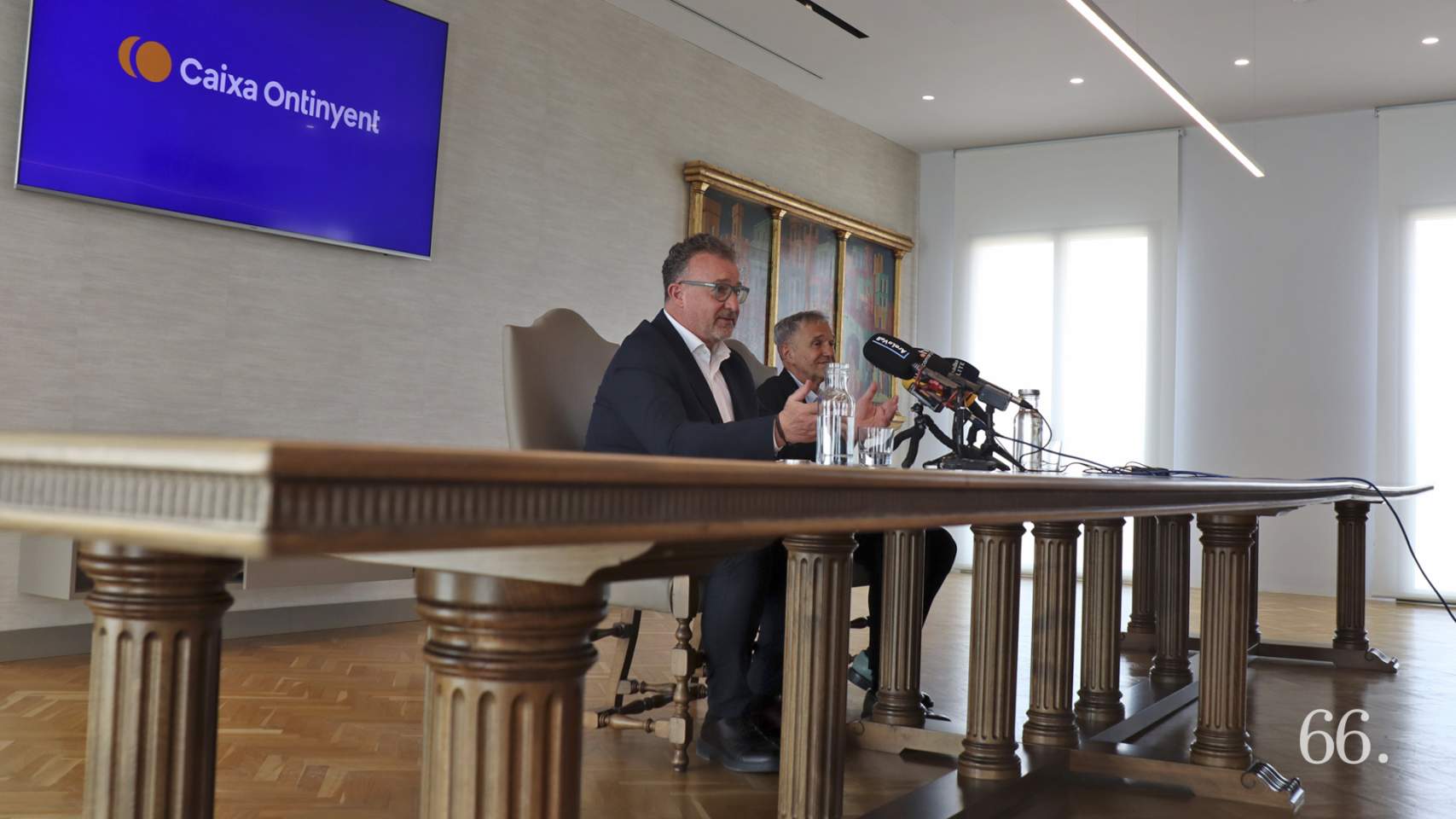 Pla i Sanf&eacute;lix durant la roda de premsa