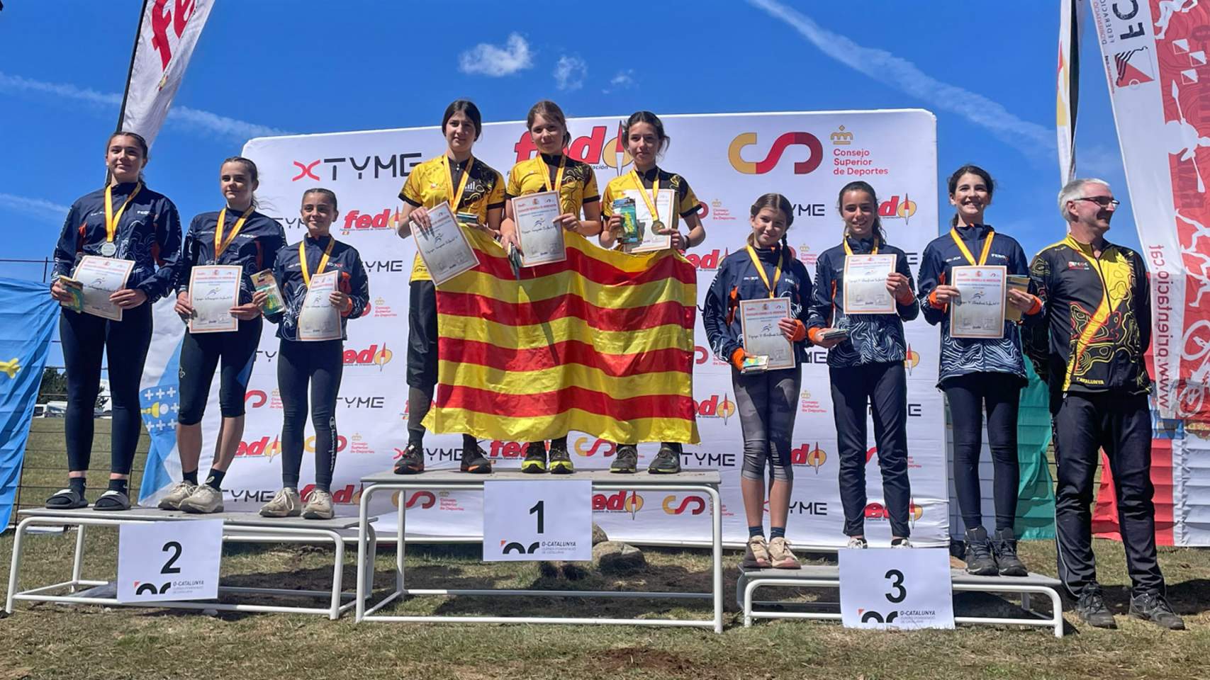 El Centre Excursionista Alcoi aconsegueix un or i un bronze en el Campionat d'Espanya d'Orientació a peu