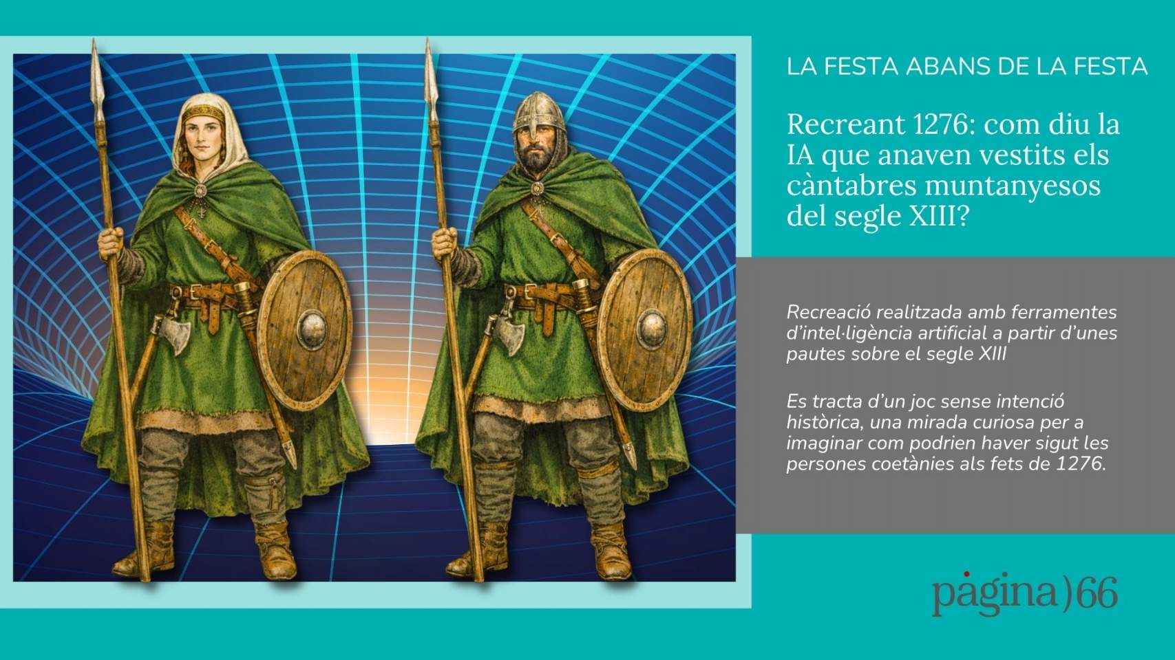 Recreant 1276: com diu la IA que anaven vestits els càntabres muntanyesos del segle XIII?