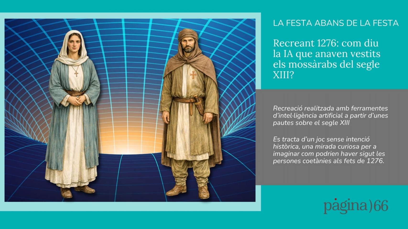 Recreant 1276: com diu la IA que anaven vestits els mossàrabs del segle XIII?