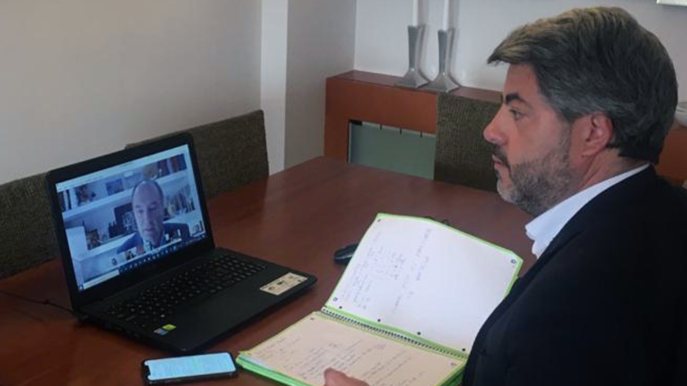 Pablo de Gracia en una videoconferencia anterior / ARX
