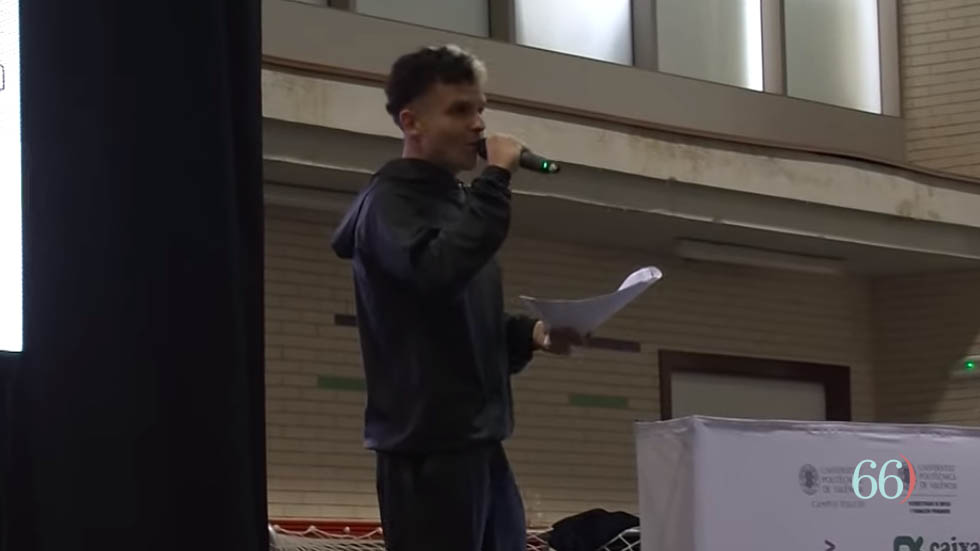 Arkano en el Job Talent de la UPV // Foto: Arxiu Pagina66)