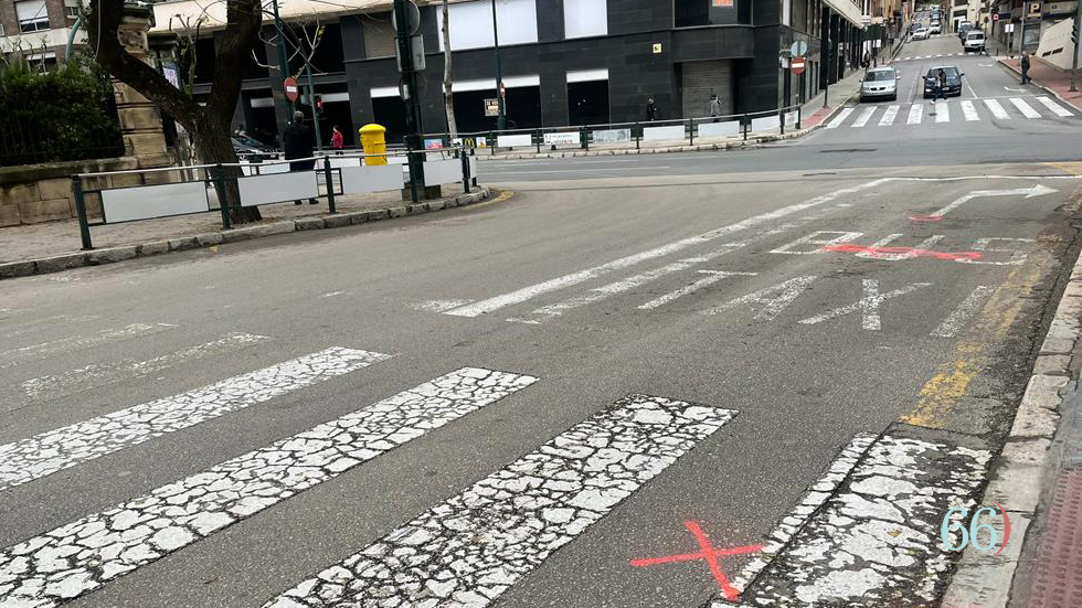 Punto en el que se ha producido el atropello // Foto: Arxiu Pàgina66)