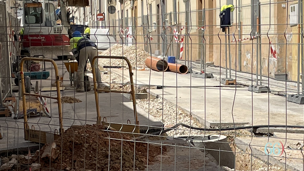 Obras en Els Clots / Foto: SBG