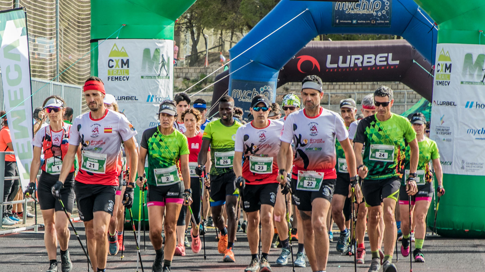 Salida Campeonato Marcha Nórdica // Foto: Francisco Tomás Nácher