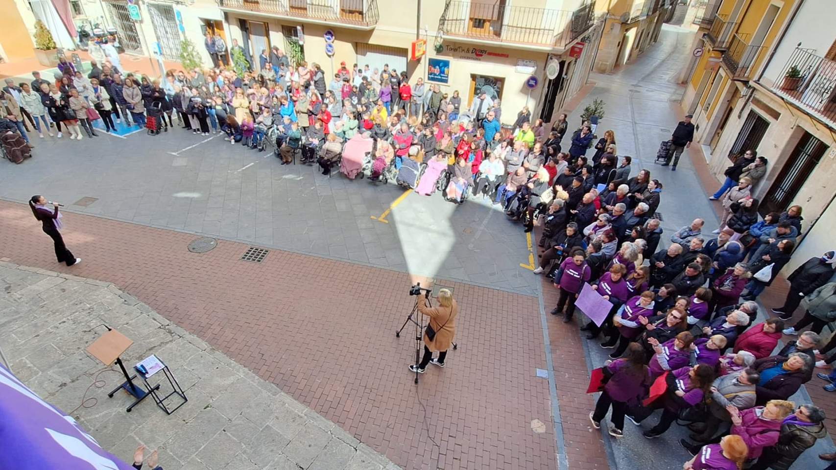 Actes del 8M a Cocentaina