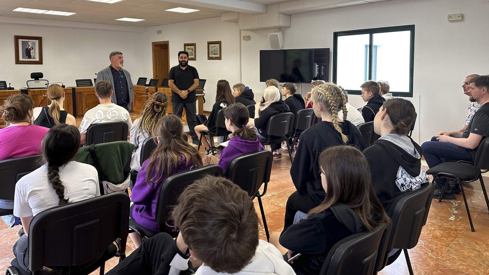 Visita a l'Ajuntament de Muro