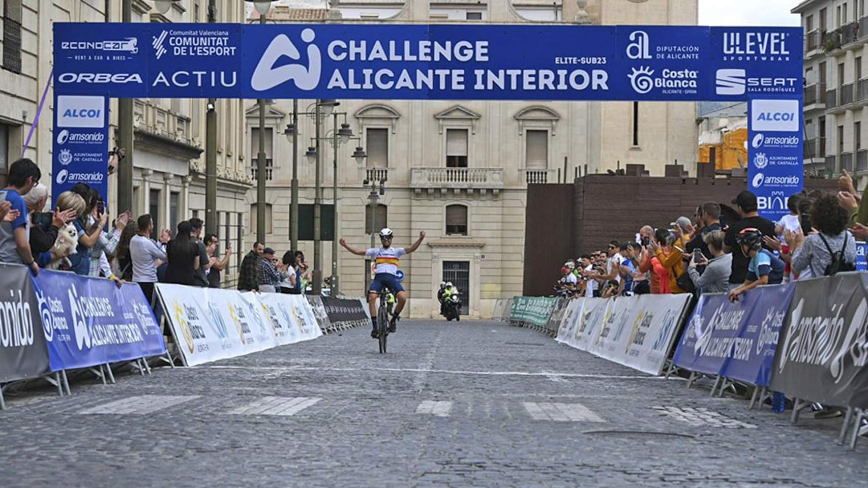 Llegada de Gutiérrez a meta