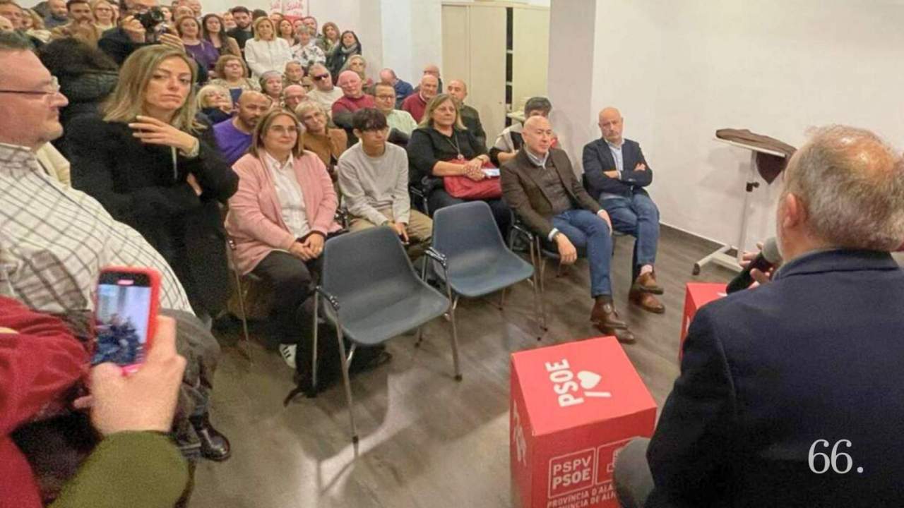 Acto en la sede de la Agrupación Local del PSPV-PSOE de Alcoy / Foto: Archivo