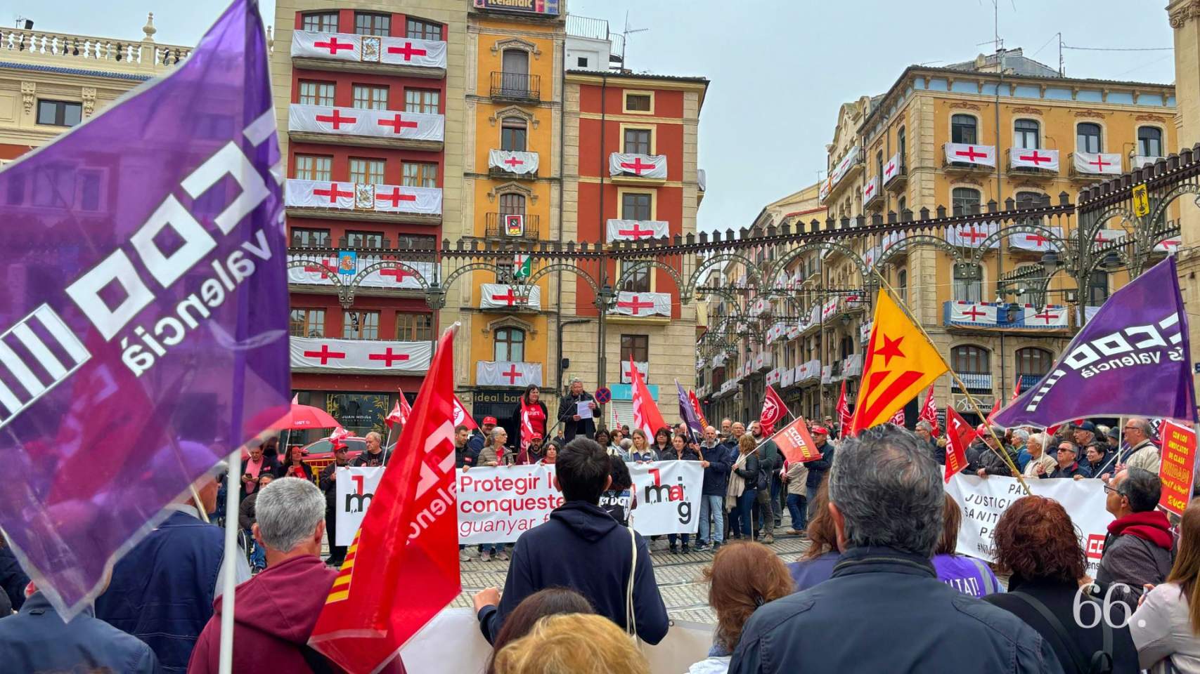Moment de la lectura del Manifest / Foto MRG