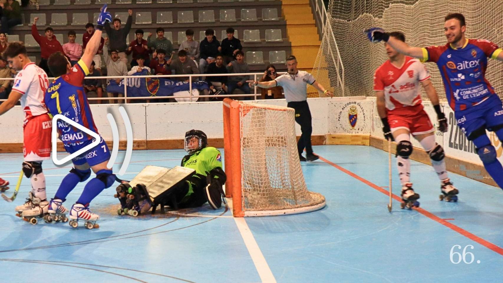 L&rsquo;Aitex PAS Alcoi pega primer en el play-off europeu