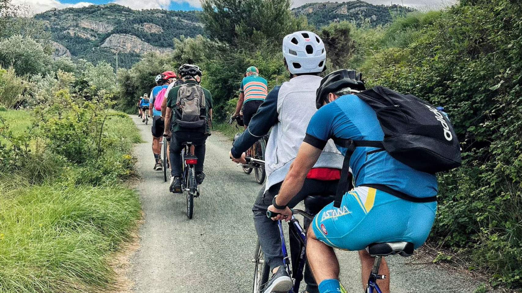 Durant les rutes en bicicleta / Foto: VLR
