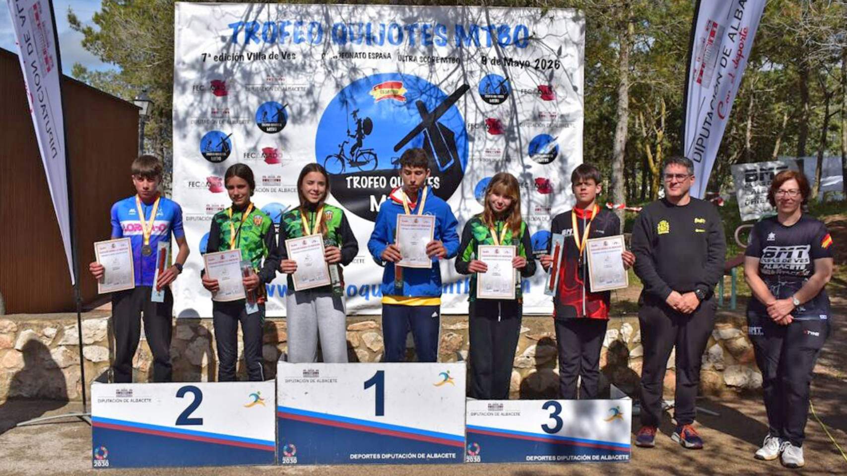 Triple podi d’or infantil del Centre Excursionista Alcoi en la UltraScore MTBO