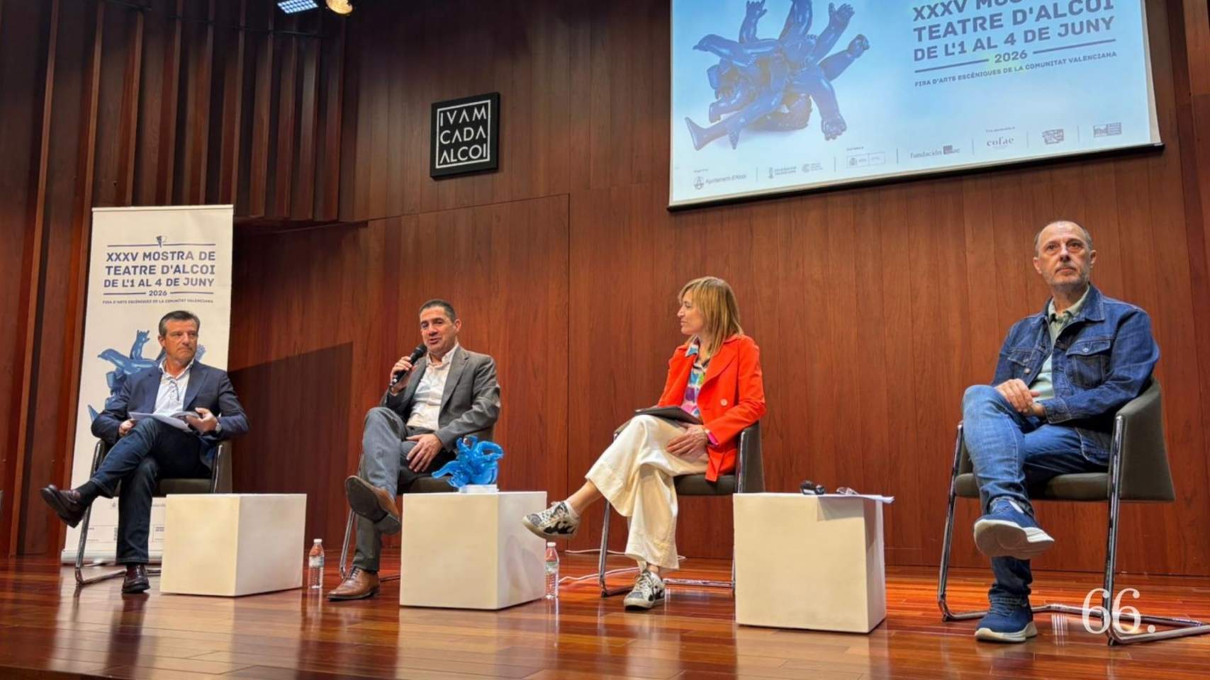 &Aacute;lvaro Oltra, Toni Franc&eacute;s, Elisa Guillem i Josep Policarpo / Foto: MRG