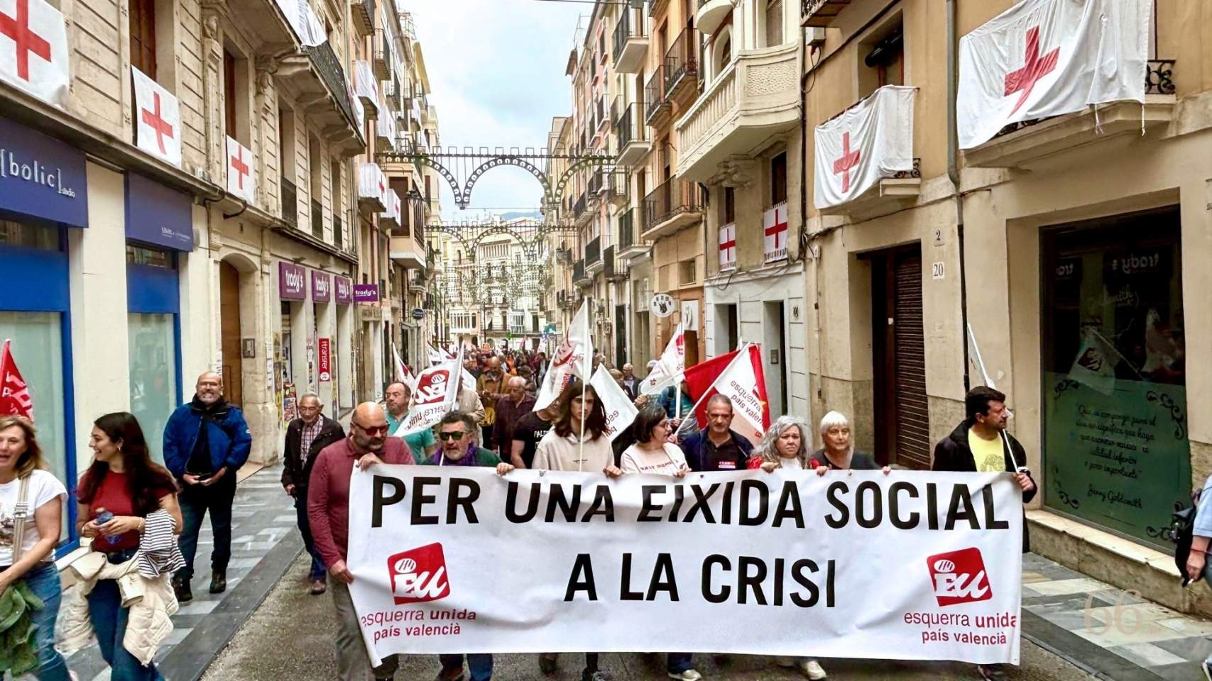 1 de maig de reivindicaci&oacute; de salaris, habitatge i democr&agrave;cia