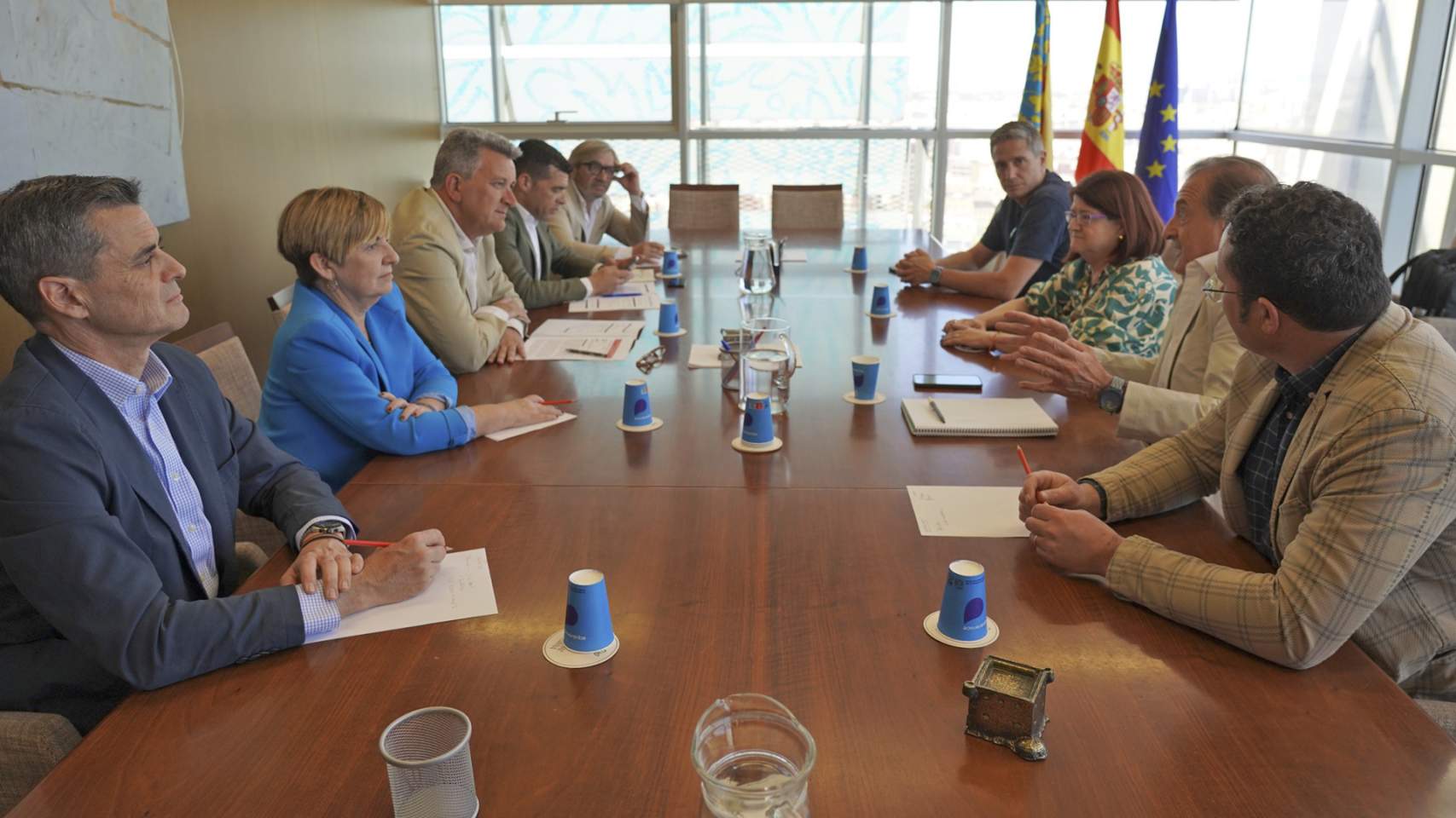 Reuni&oacute; entre Generalitat i Cambra de Comer&ccedil; d'Alcoi