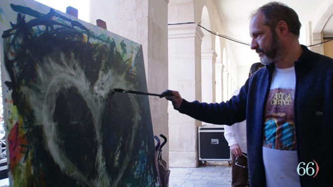 Sanus en la iniciativa dels Almogàvers 'Art al Carrer'