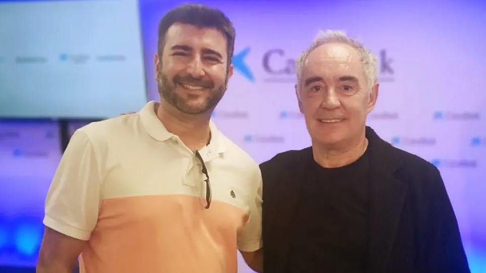David Sandín amb Ferran Adrià / Foto: Facebook David Sandín