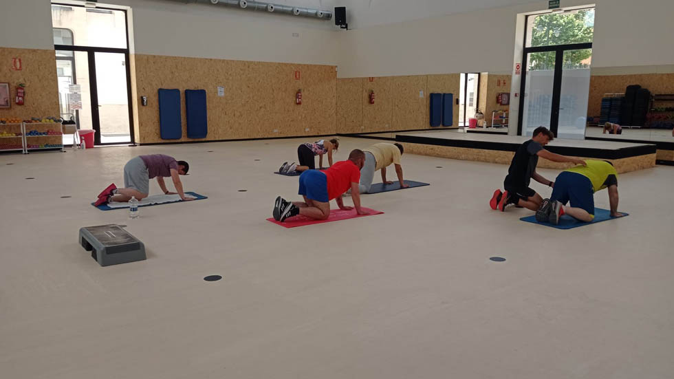 Actividad deportiva de inclusión social // Foto: AJA
