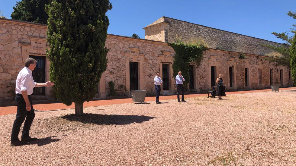 Ubicación donde irá el mausoleo de Camilo Sesto en el cementerio de Alcoy