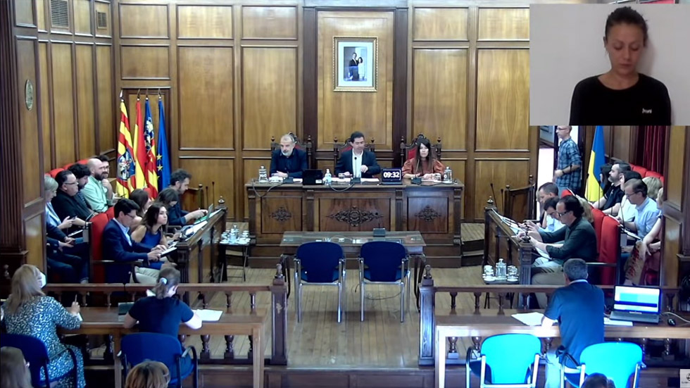 Pleno junio 2022 // Foto: Captura Youtube AJA
