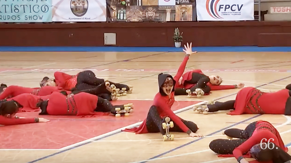 Club Patinaje Artístico Alcoy en el Campeonato Grupo Show de Alcoy