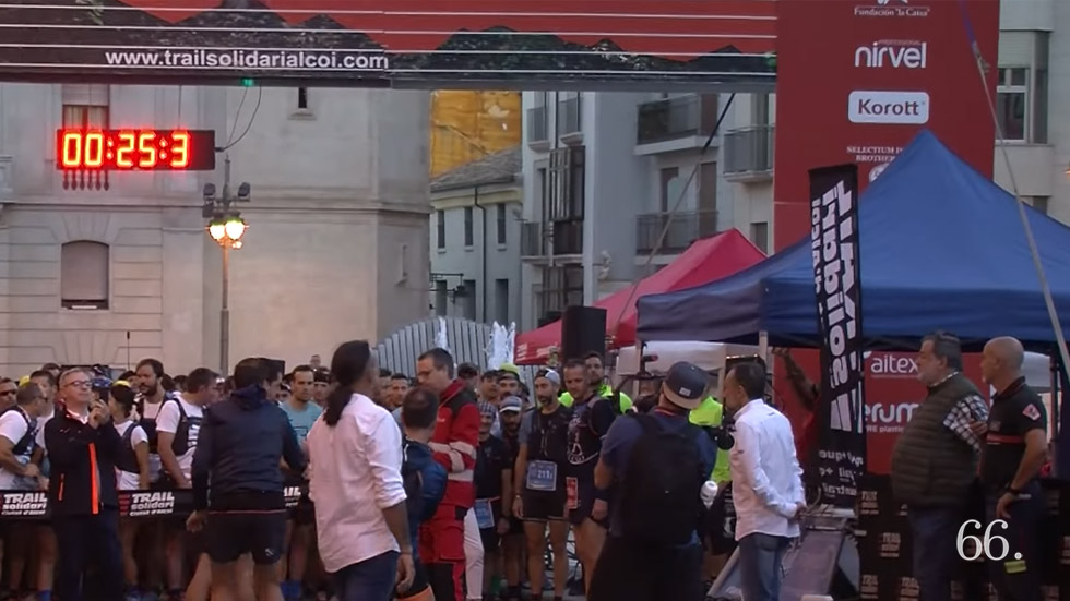 Salida IX Trail Solidari Alcoi // Foto: Arxiu Pagina66