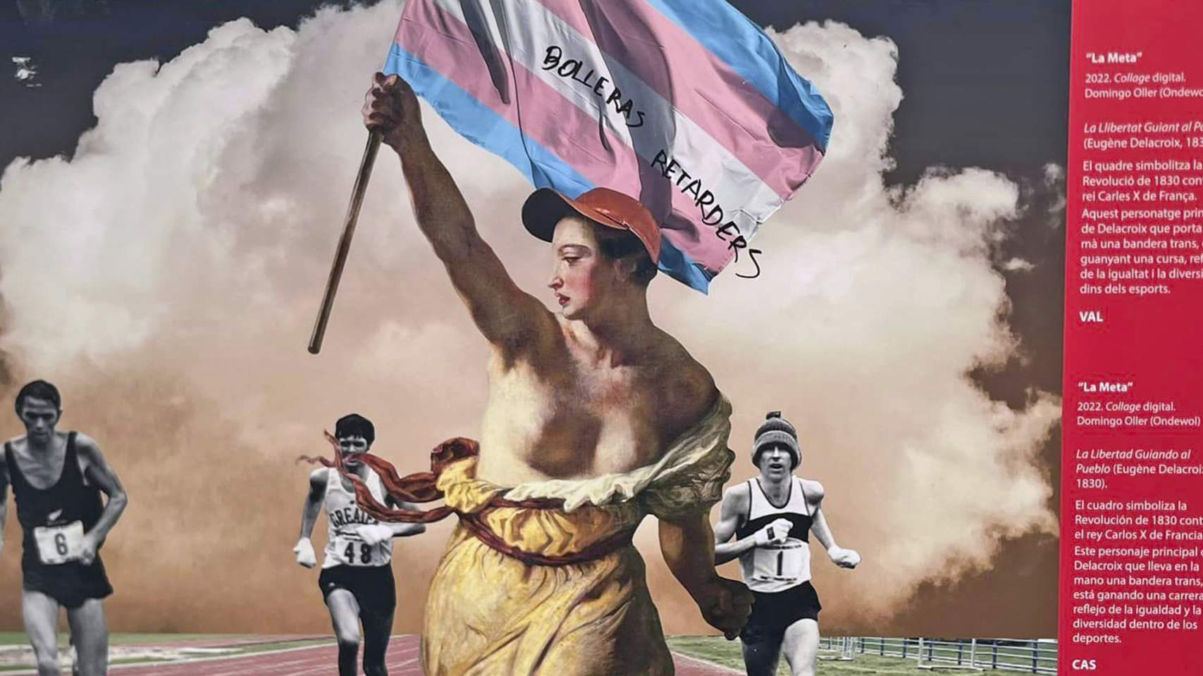 Missatges hom&ograve;fobs en l'exposici&oacute;