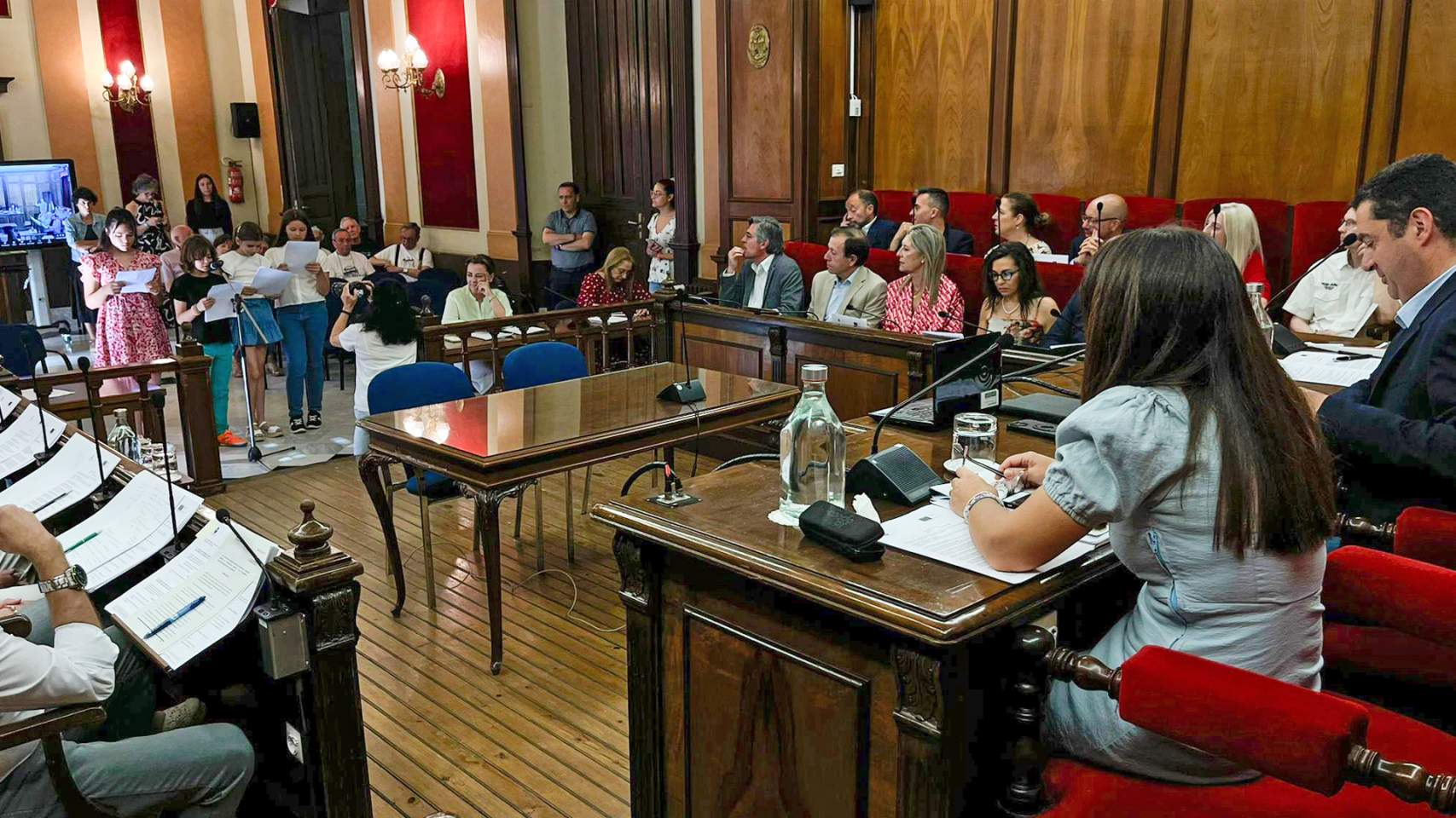 Representación escolar en el pleno municipal