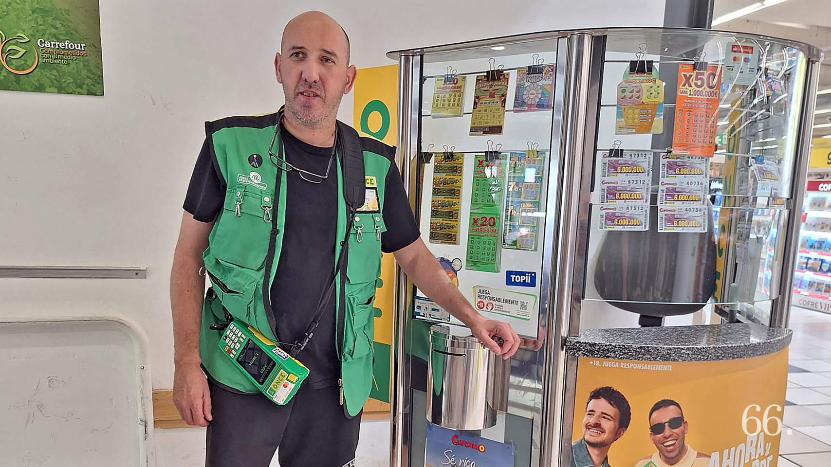 Vicente Rafael Alacreu ha venut el rasca premiat