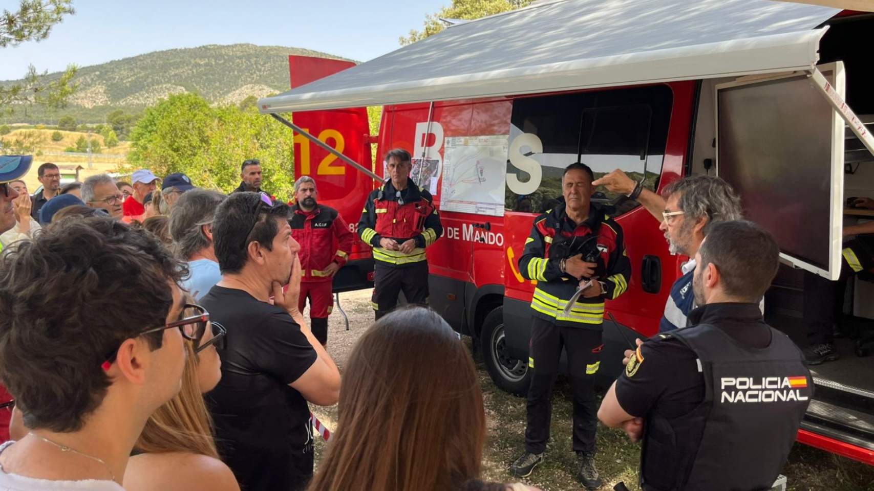 Emergències i residents han coordinat un simulacre d’incendi a l’Estepar