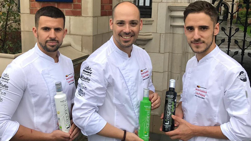 Selecció Espanyola de Cuina amb productes Almazara Alquería