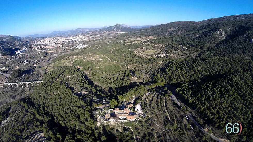 Imatge des de la Font Roja / Foto: Arxiu P66)