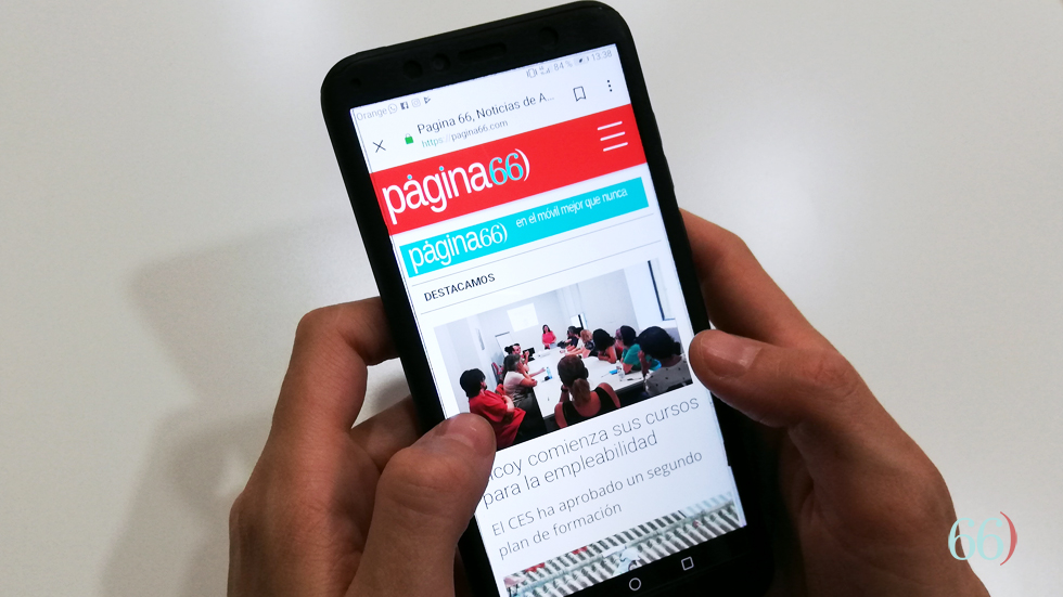 Imagen de dispositivo móvil / Foto: Redacción P66)